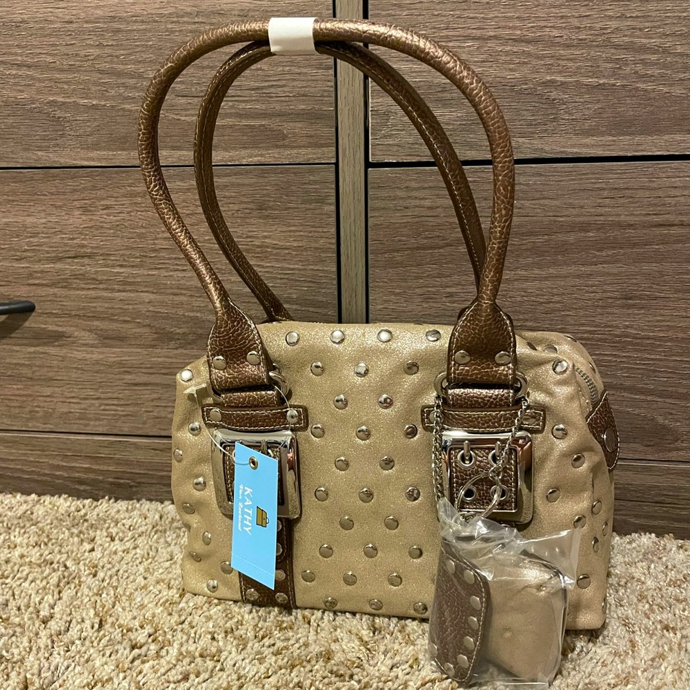 Kathy Van Zeeland Brown Purse with Coin Purse